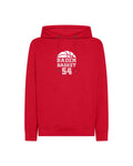 Felpa con cappuccio rossa - Baden basket 54
