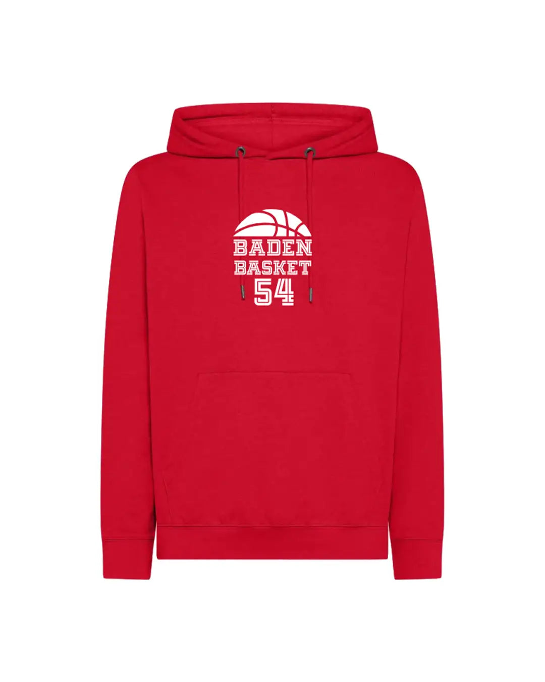 Felpa con cappuccio rossa - Baden basket 54