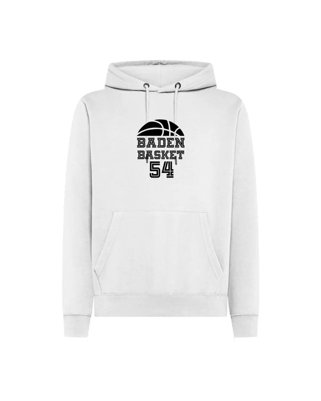 Felpa con cappuccio bianca - Baden basket 54