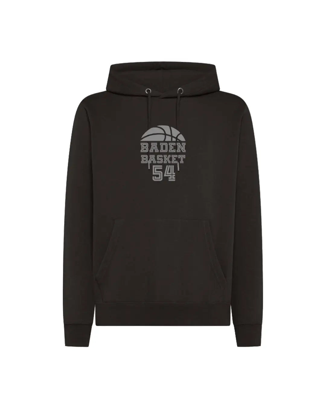 Felpa con cappuccio nera - Baden basket 54