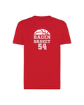 Maglia in cotone rossa - Baden basket 54