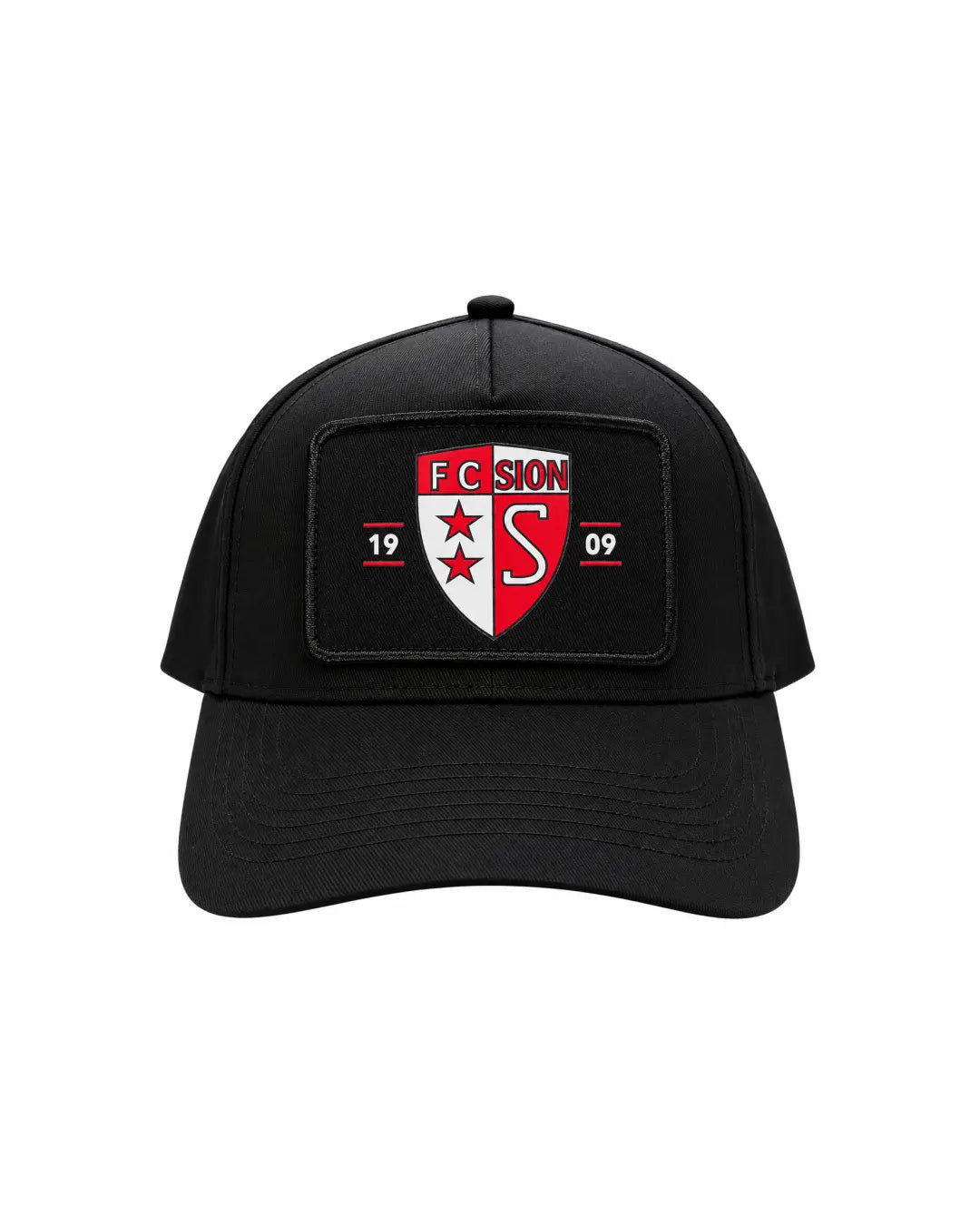 Casquette FC Sion 26/27 « Black » avec écusson Velcro