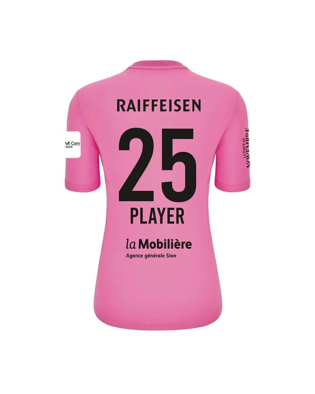 Maillot de gardienne rose – FC Sion féminin