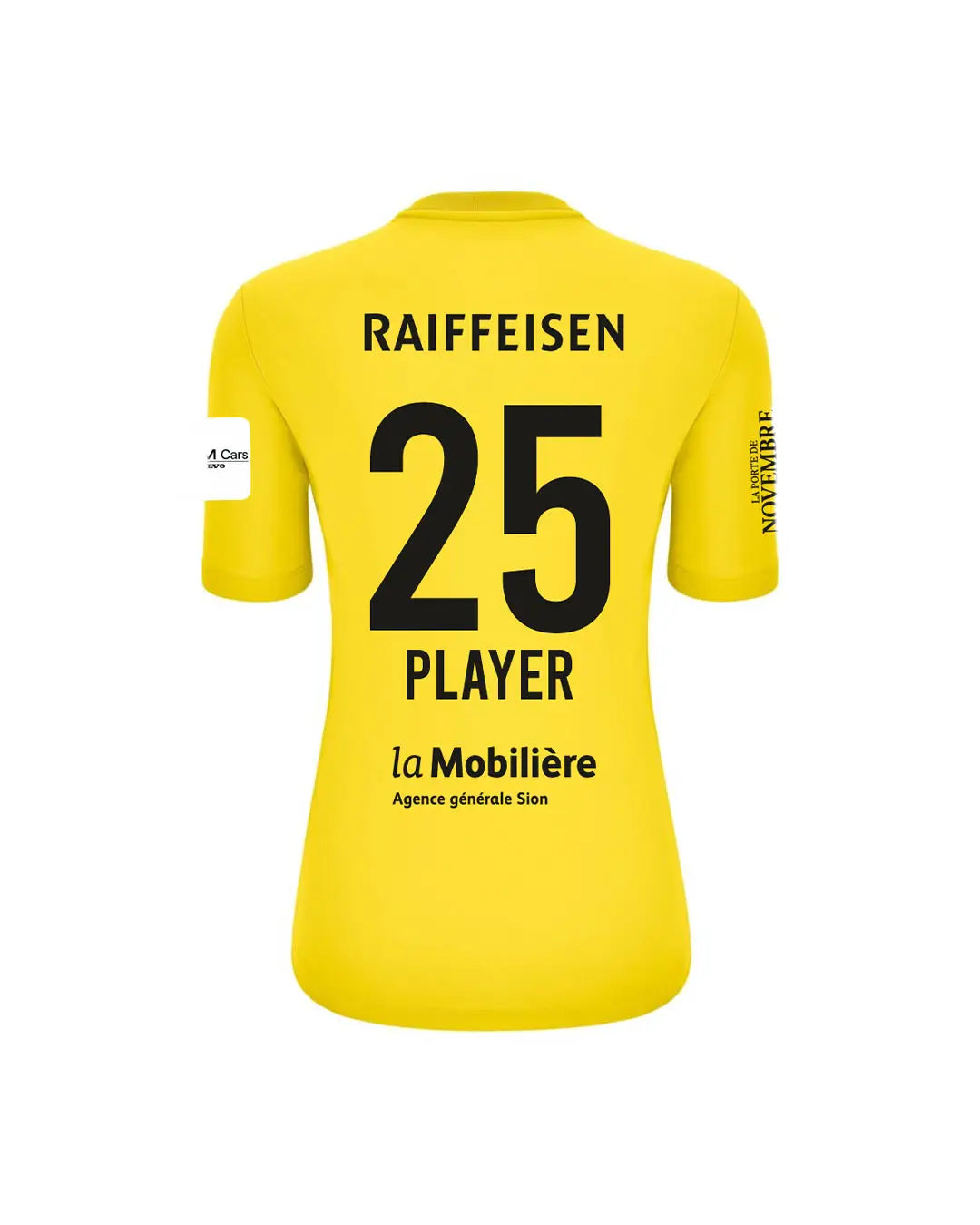 Maillot de gardienne jaune (match) – FC Sion féminin
