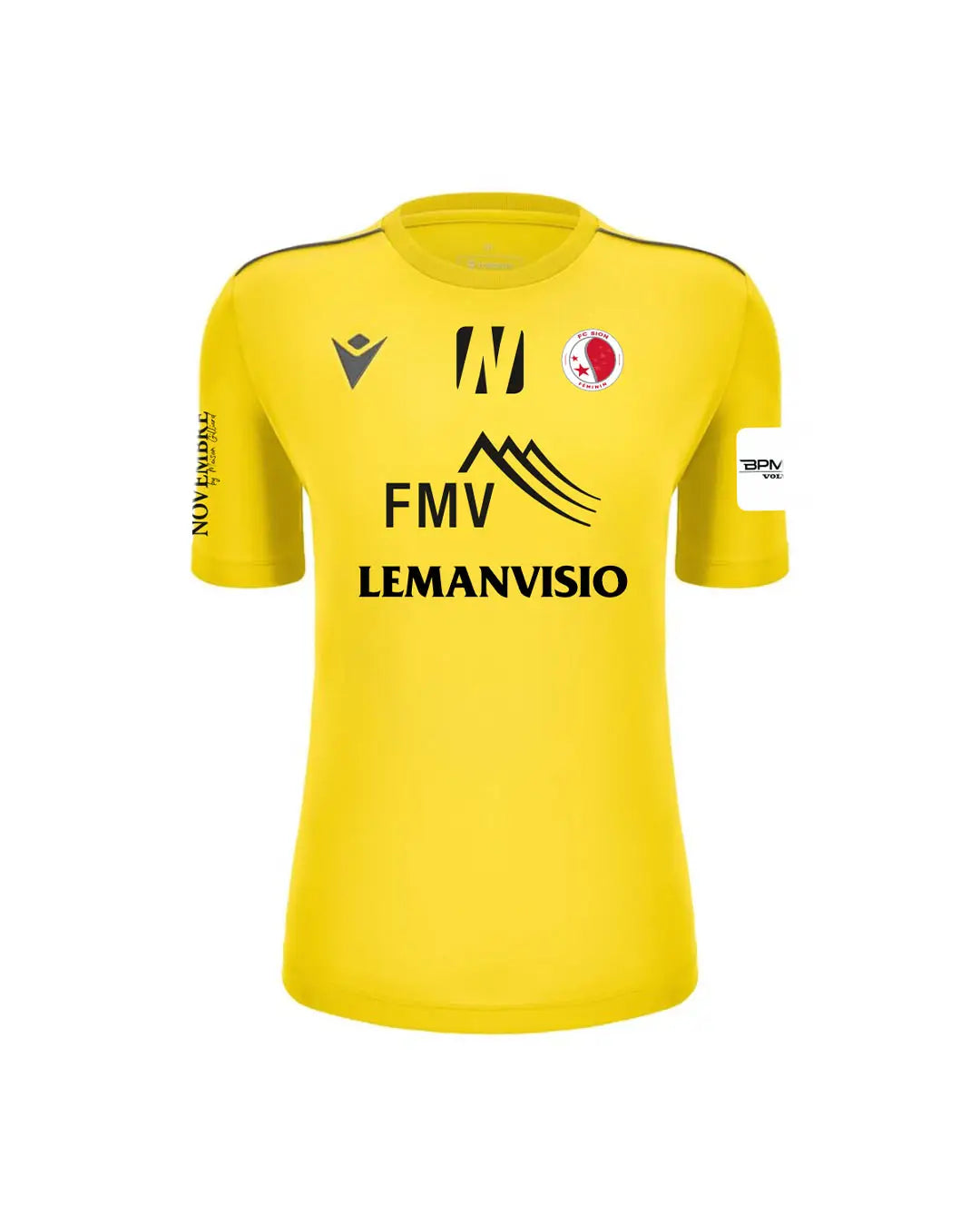 Maillot de gardienne jaune (match) – FC Sion féminin