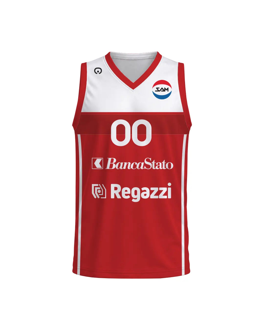 Maglia gara rossa - Sam basket