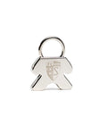 Porte-clés en métal avec logo du FC Sion gravé